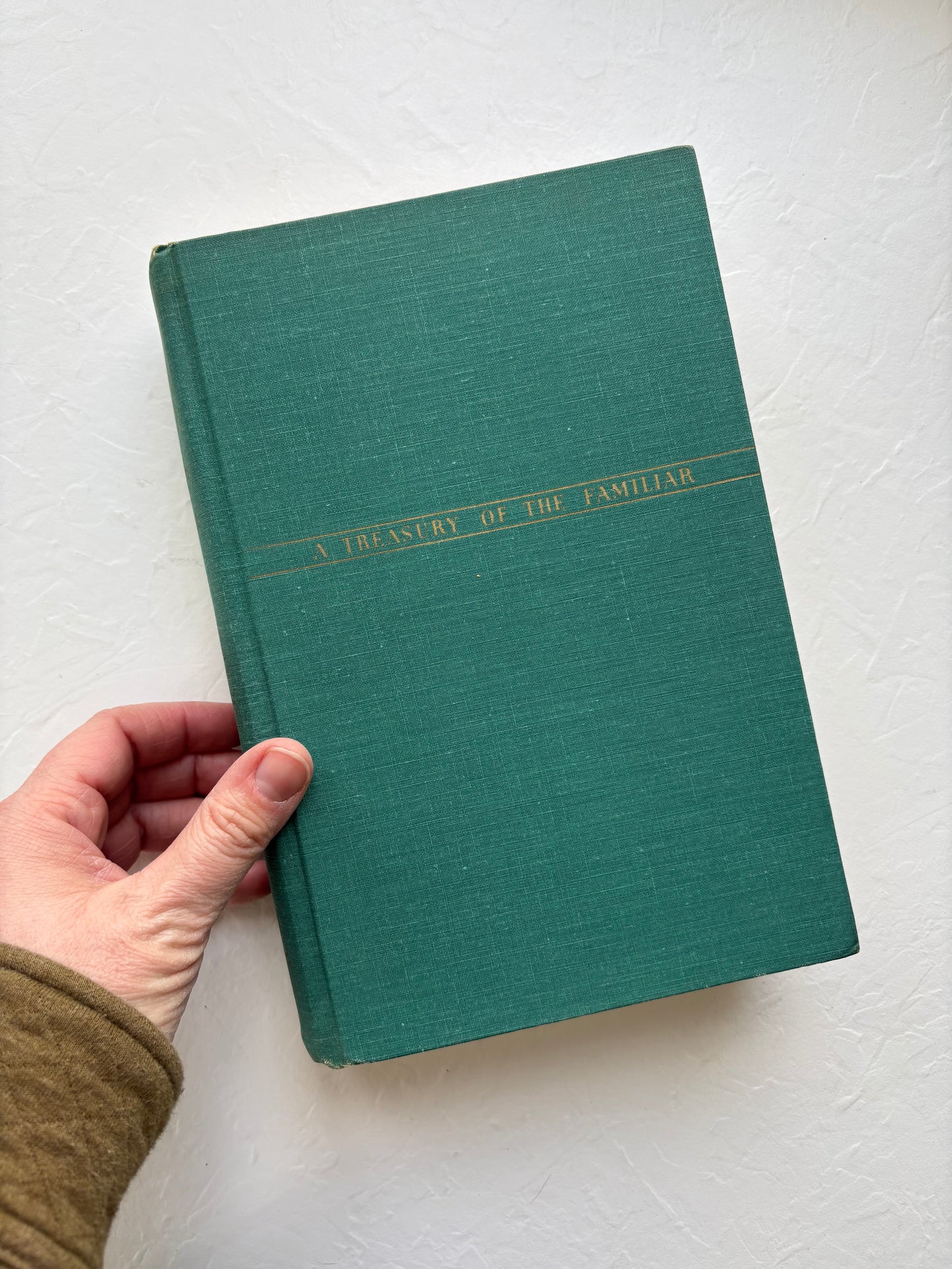 Treasury of the Familiar Vintage Book