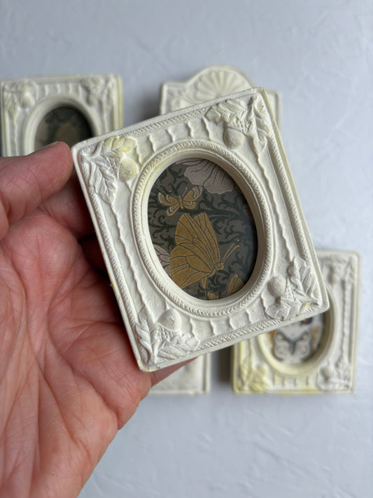 Miniature Frame with Butterfly Art