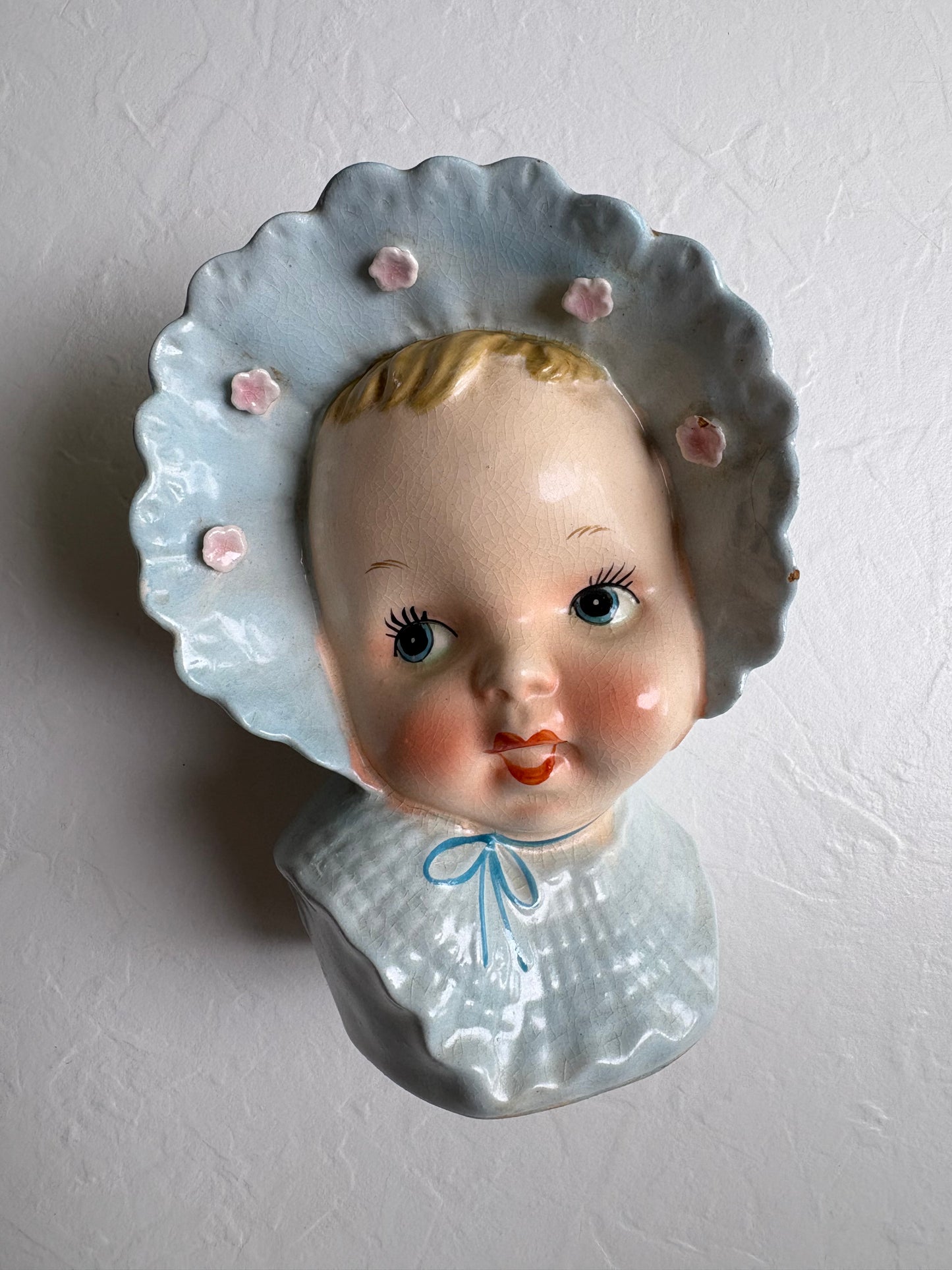 Blue Bonnet Baby Vase