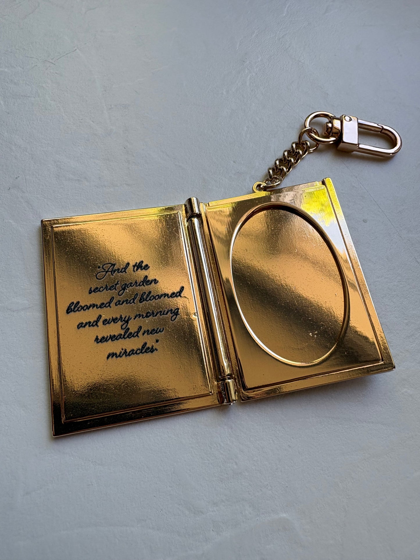 Locket Keychain, The Secret Garden