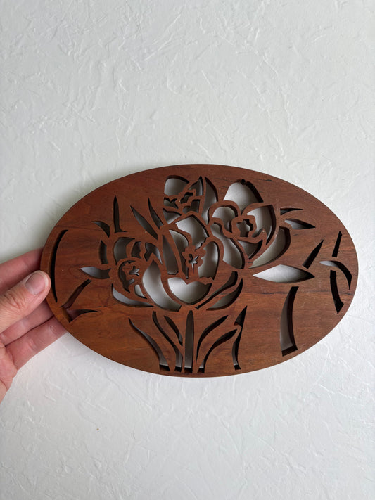 Floral Wooden Cut-Out