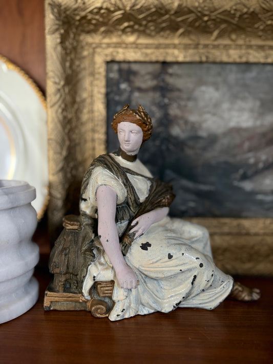 Woman with Laurel Wreath Statue