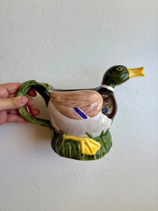 Ceramic Duck Pitcher