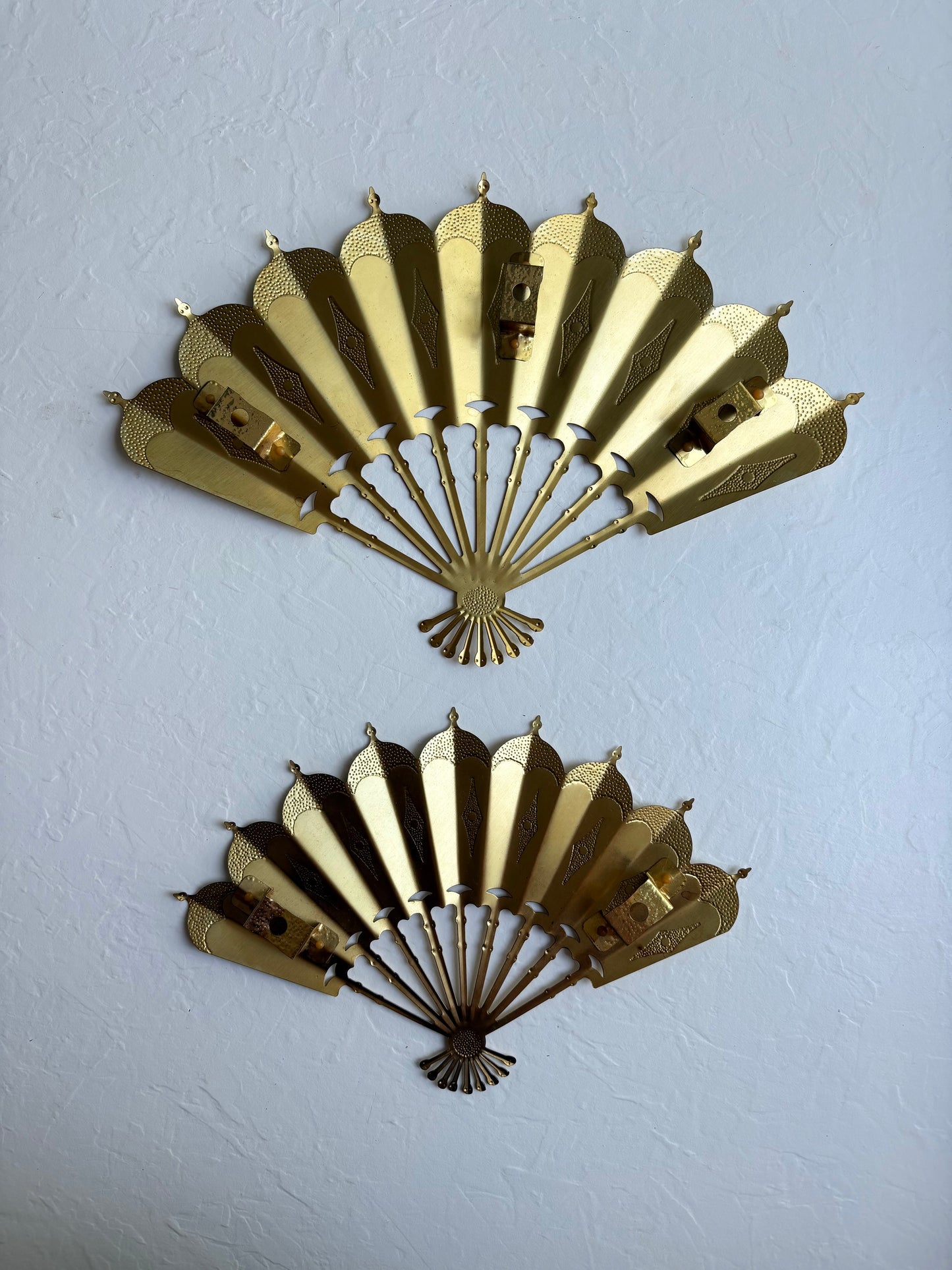 Gold Fan Wall Hangings