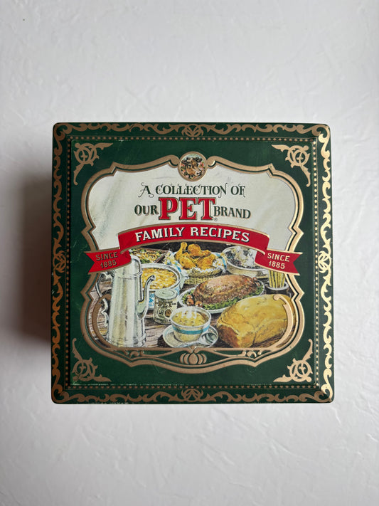 PET Brand Family Recipes Collectible Tin
