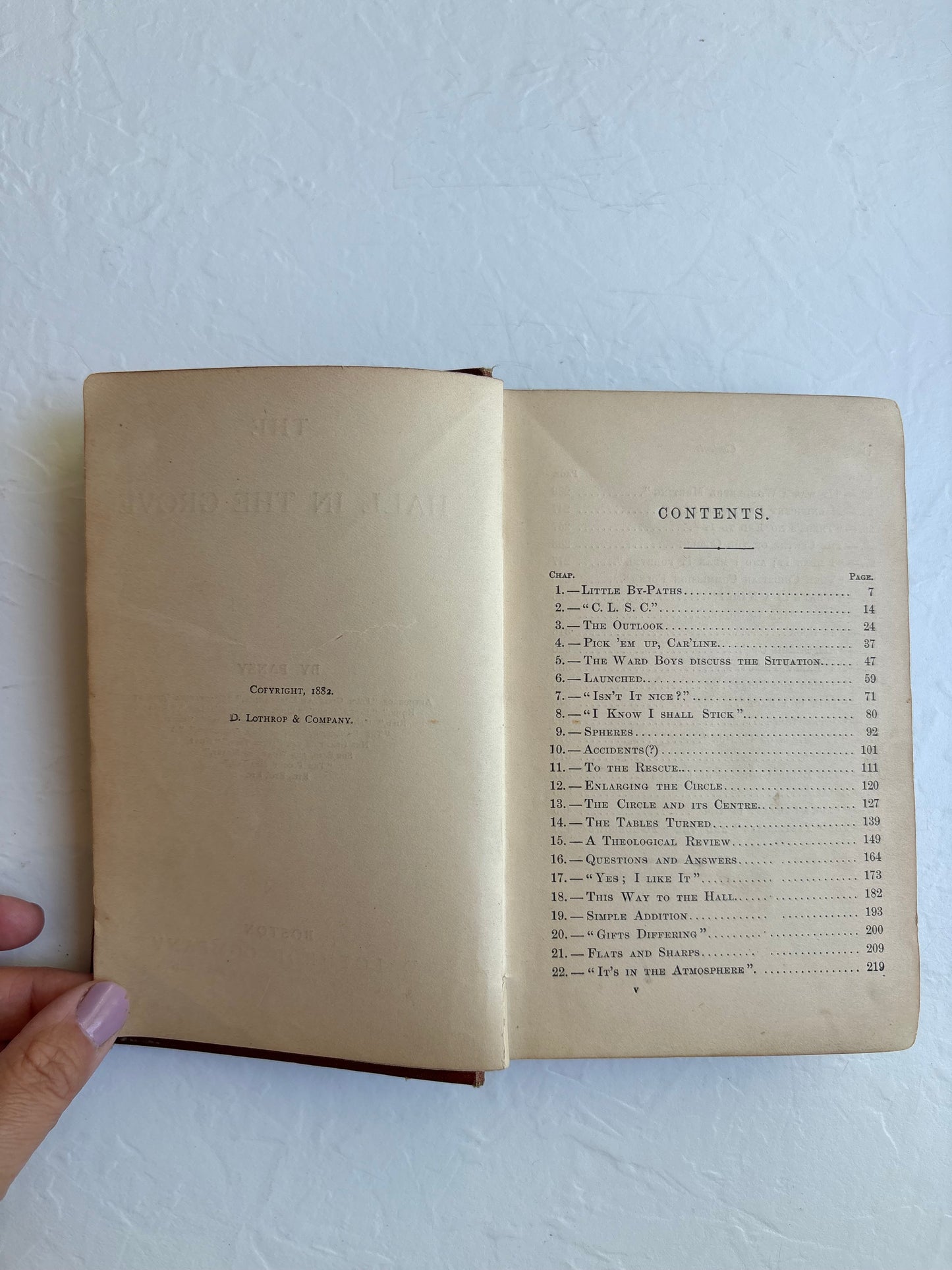 The Hall in the Grove Vintage Book by Pansy