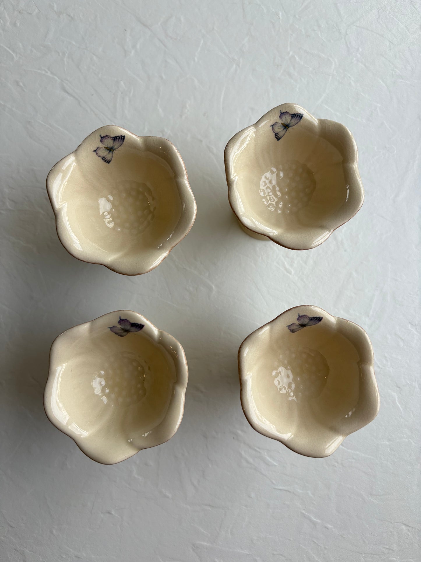 Ceramic Floral Egg Cups