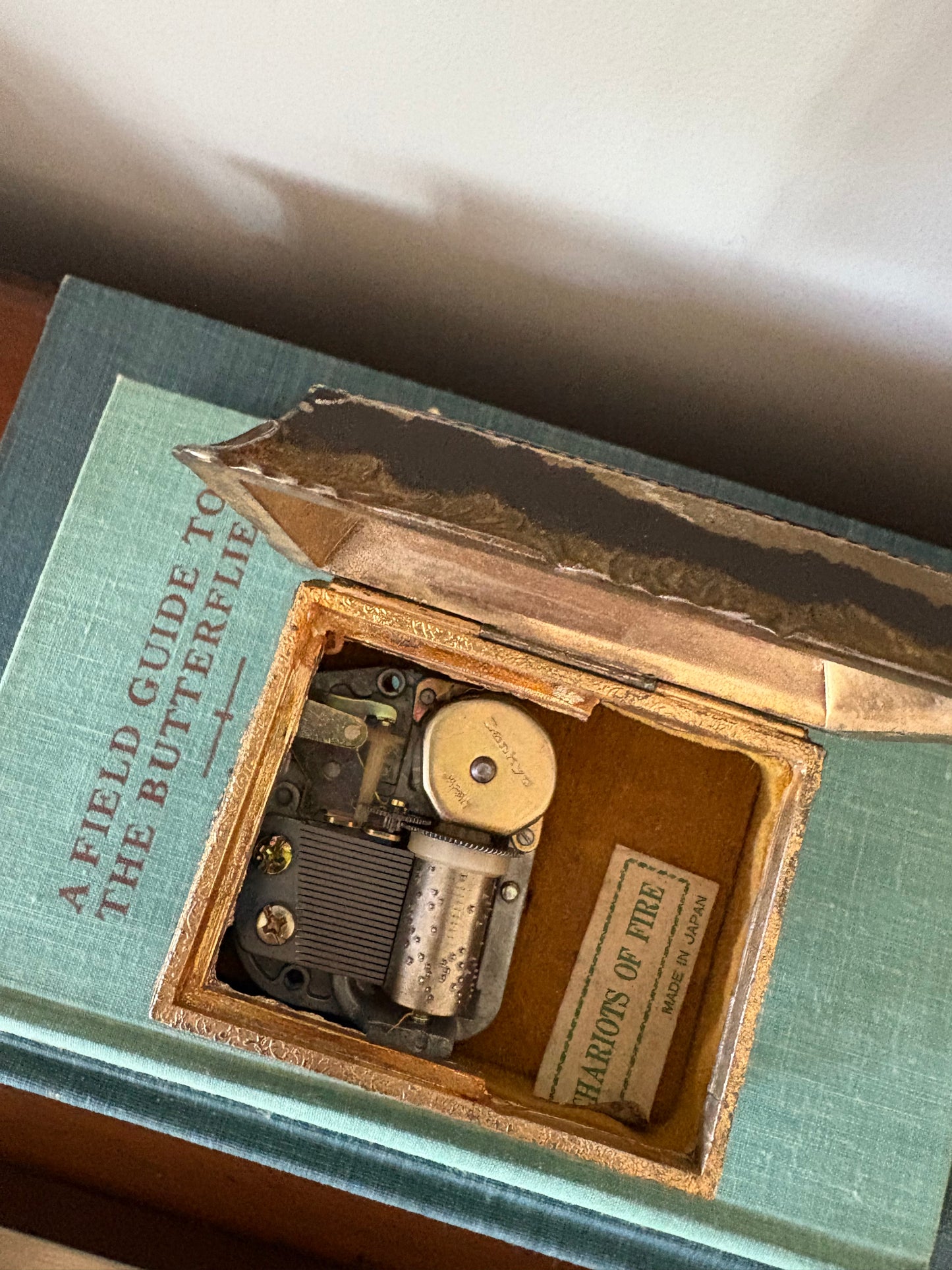 Music Box with Bird detail