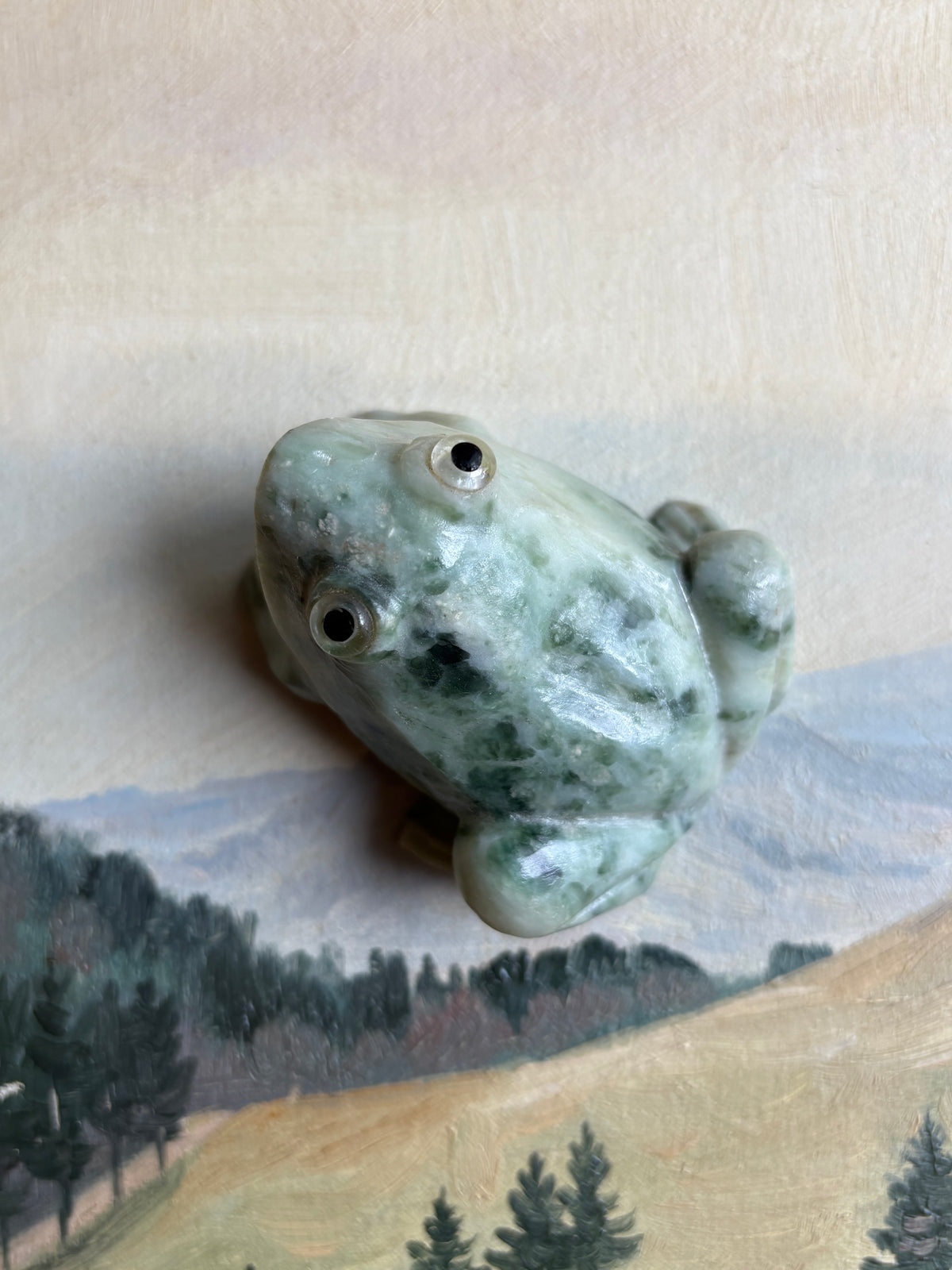 Carved Stone Frog