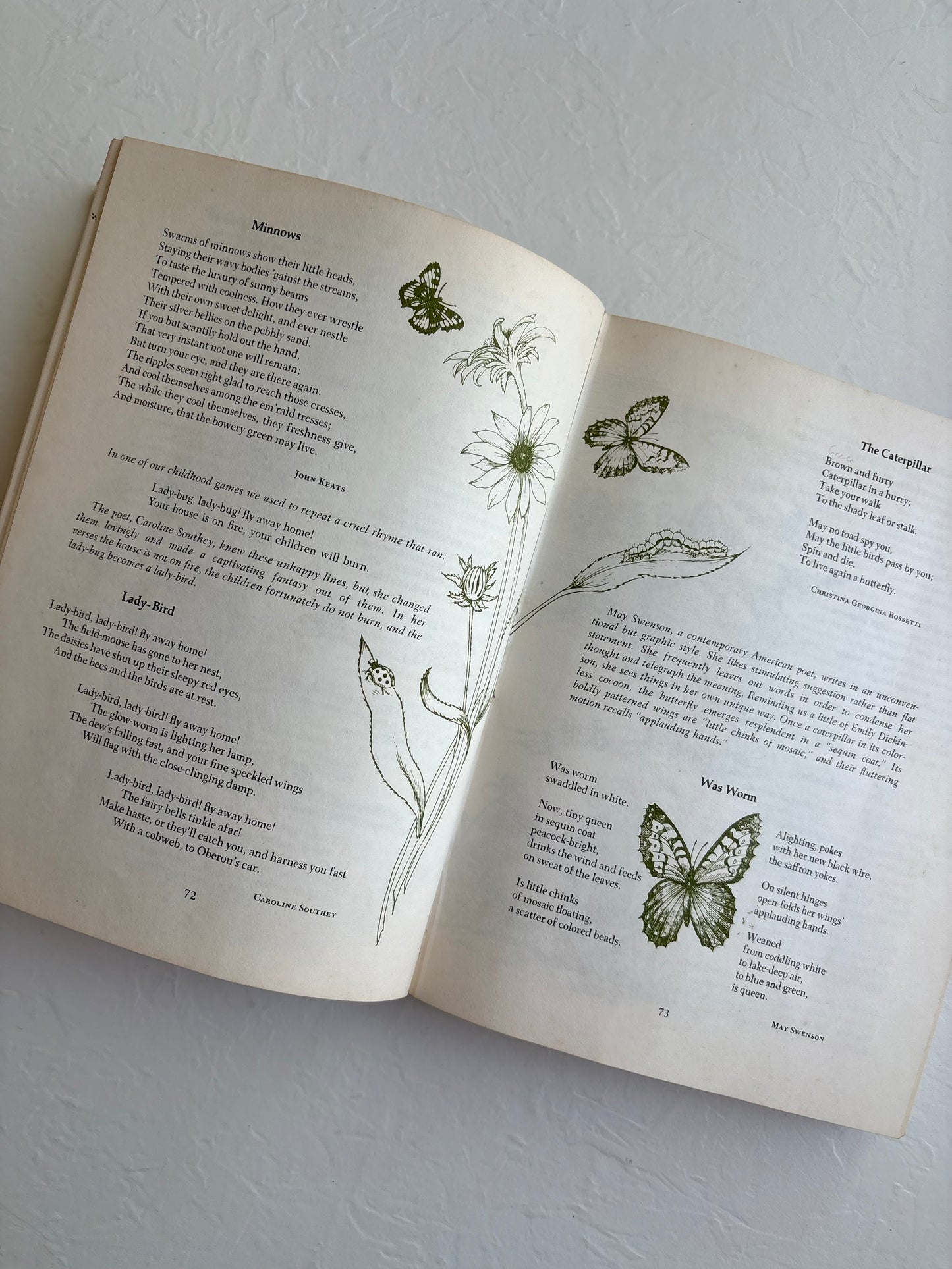 The Golden Treasury of Poetry Vintage Book