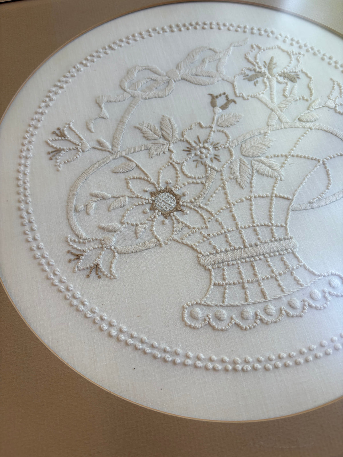 Flower Basket Embroidery