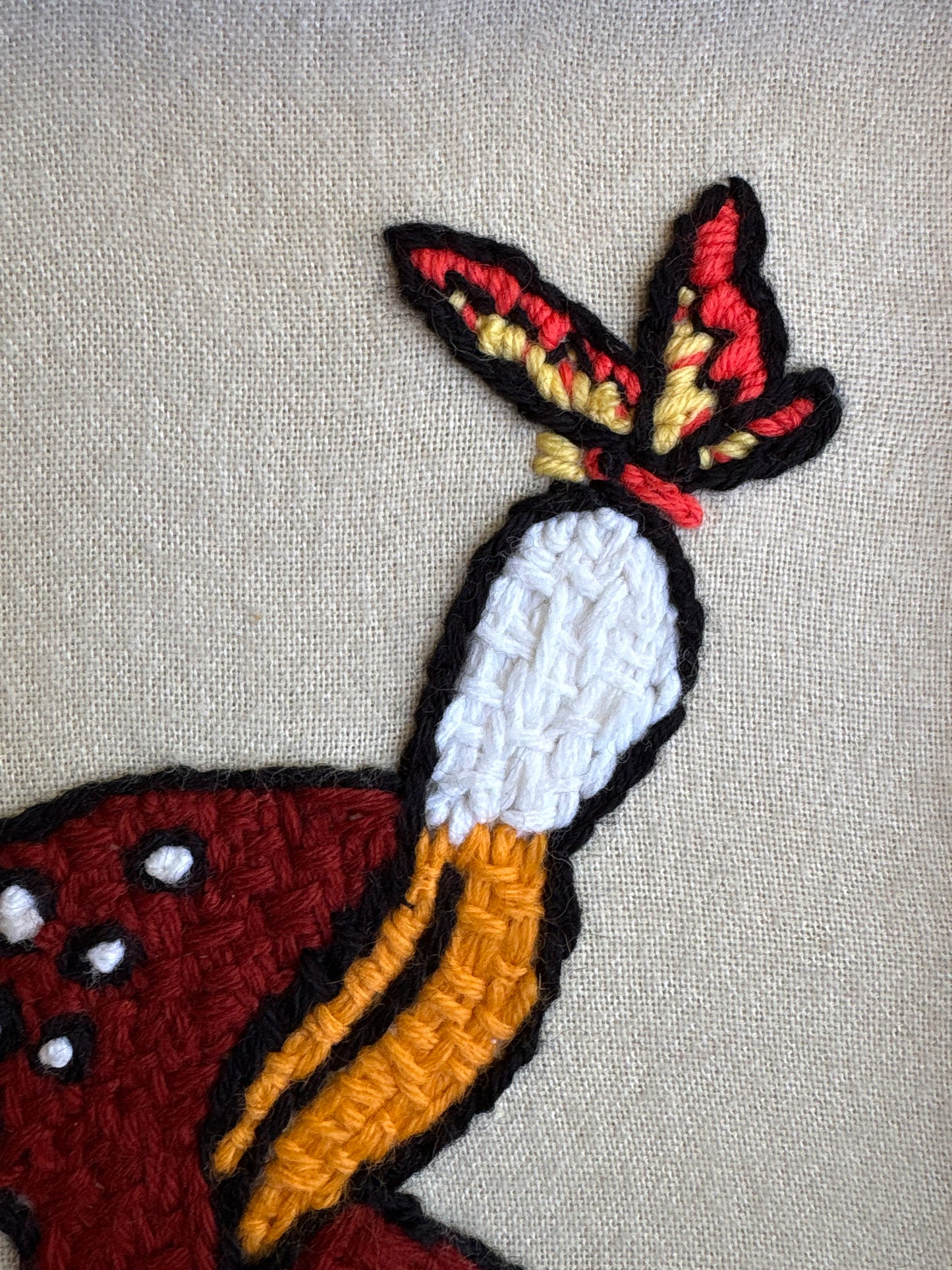 Bambi and Butterfly Embroidery