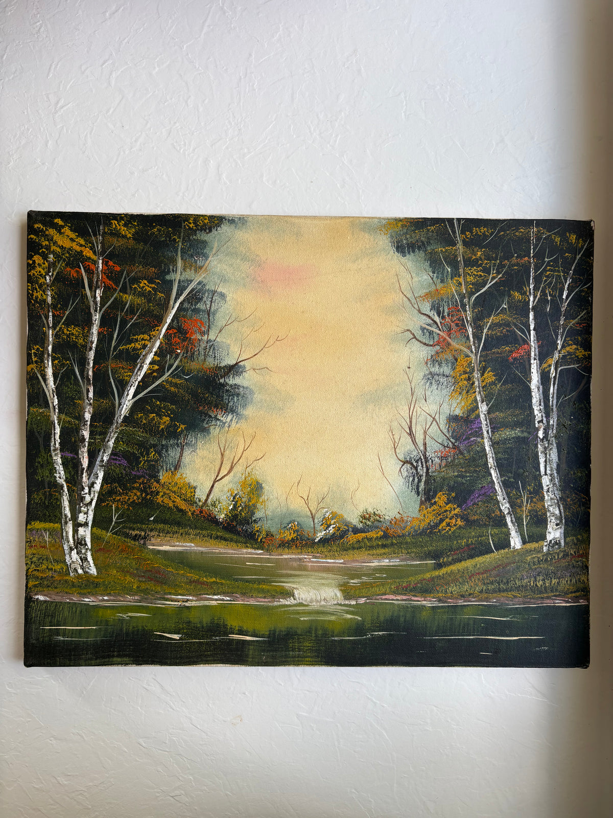 Original Autumn Forest Painting