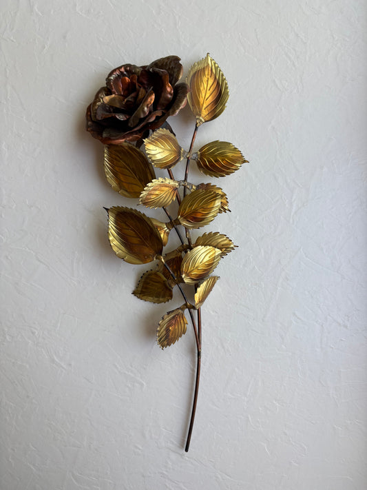 Metal Rose Wall Hanging