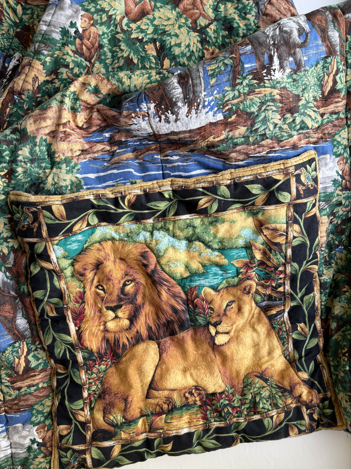 Jungle Foldable Blanket Pillow