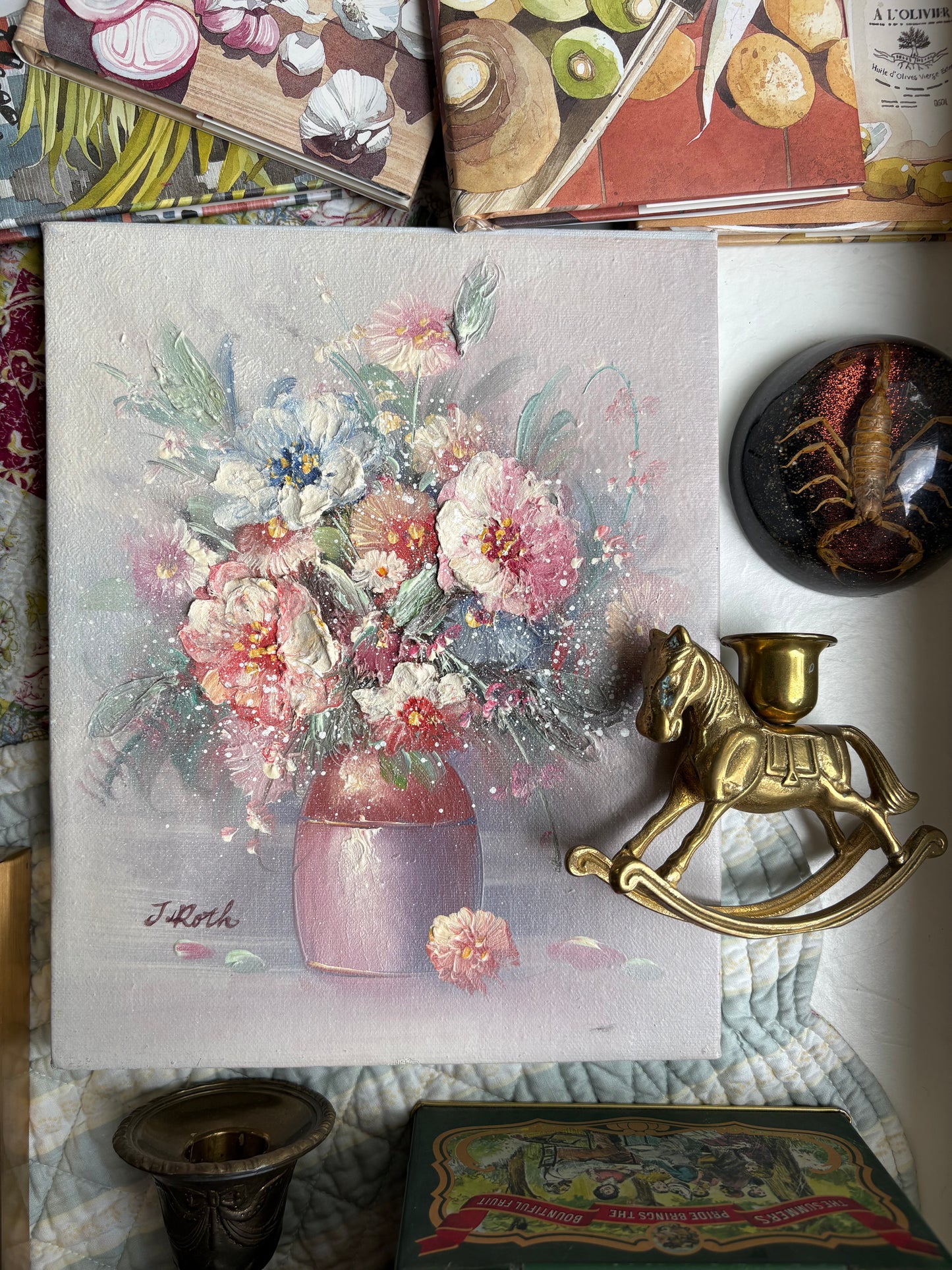 Vintage Floral Painting