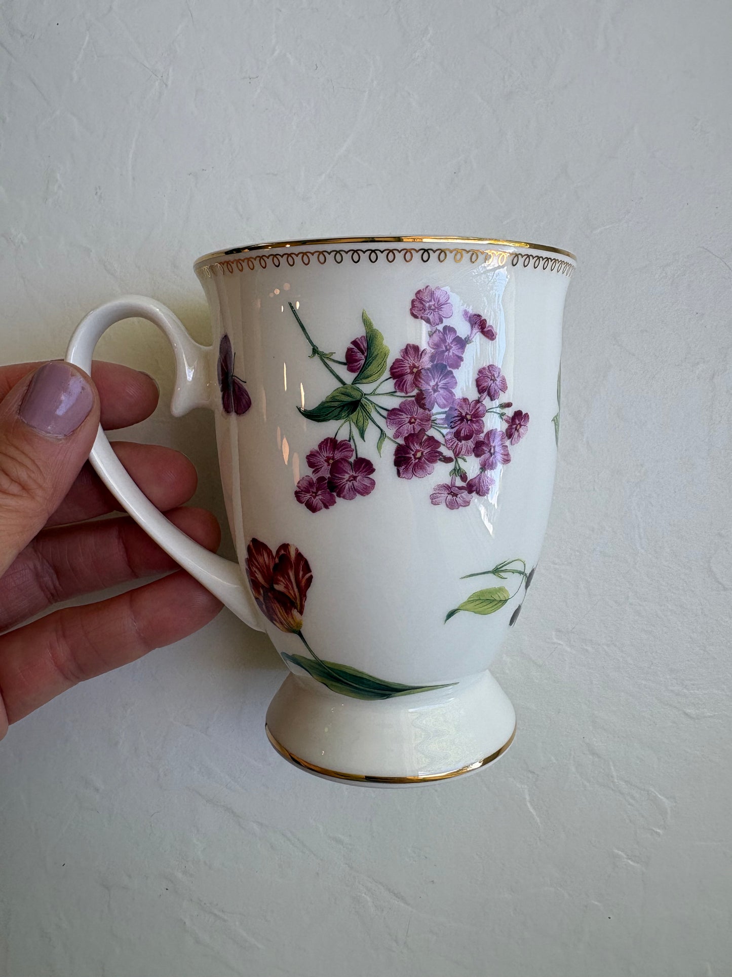 Floral Mug by Gracie Bone China