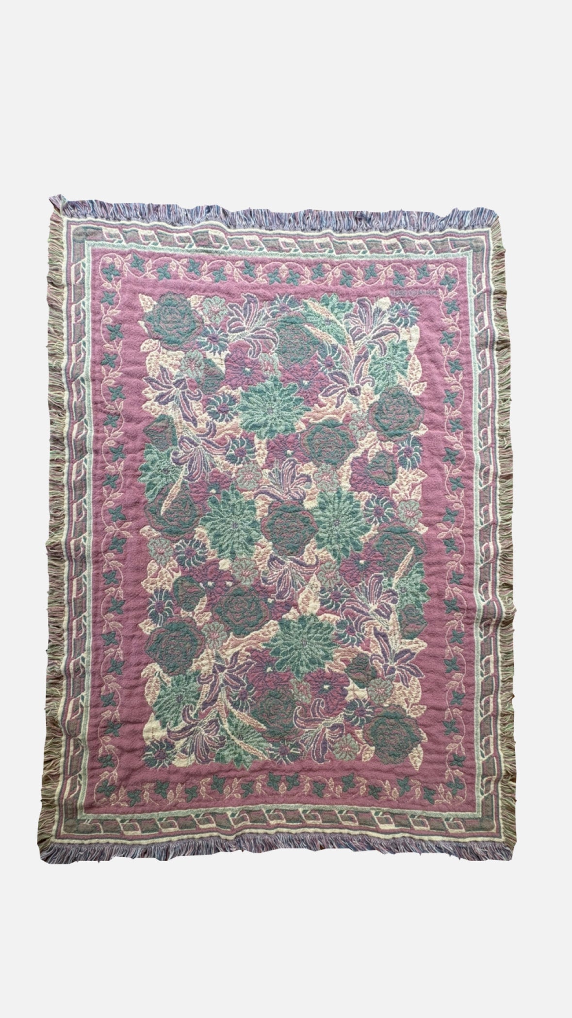 Floral Tapestry Blanket