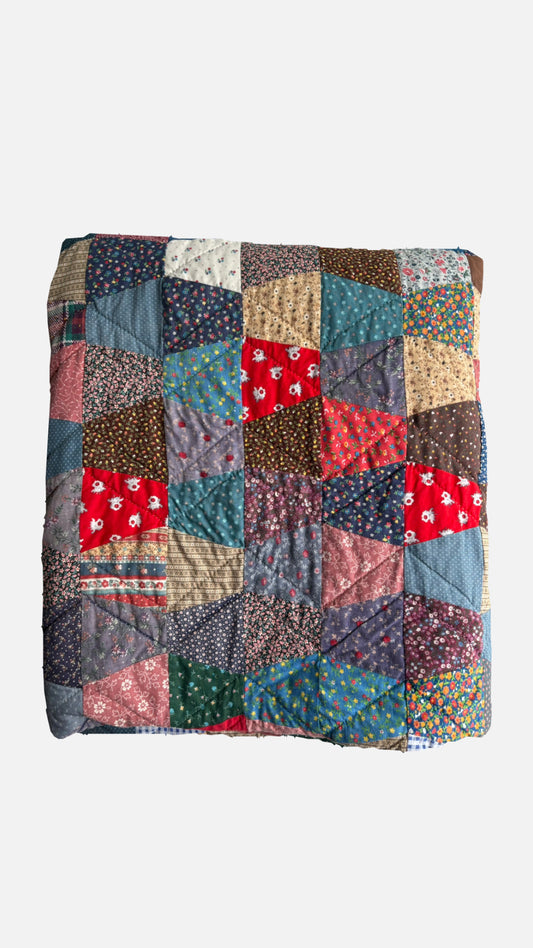 Vintage Handmade Patchwork Quilt