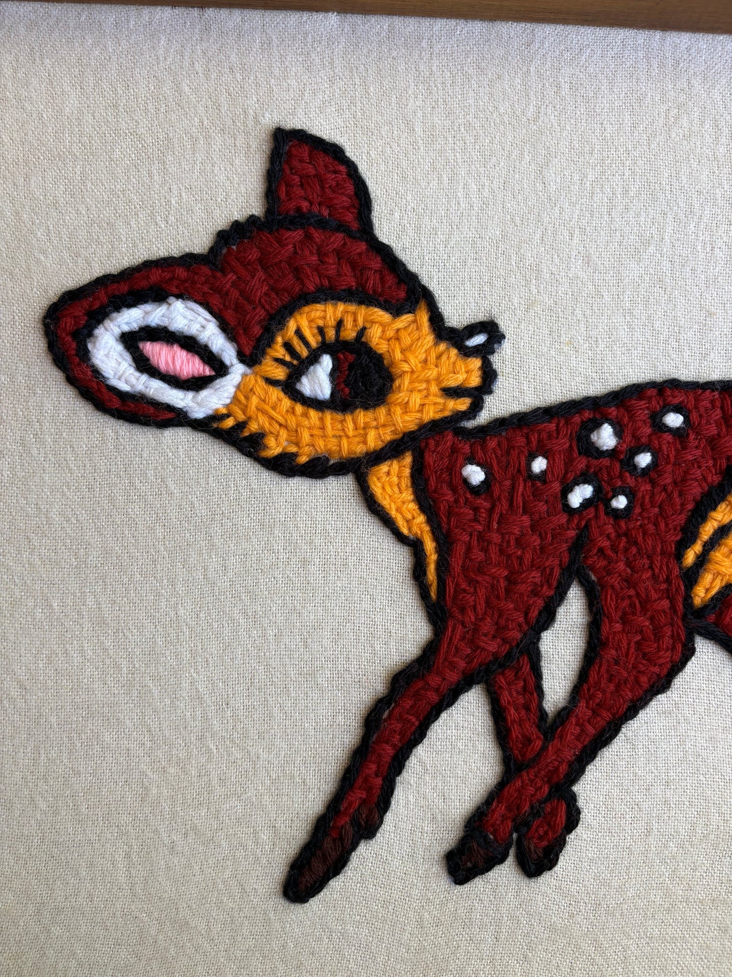 Bambi and Butterfly Embroidery