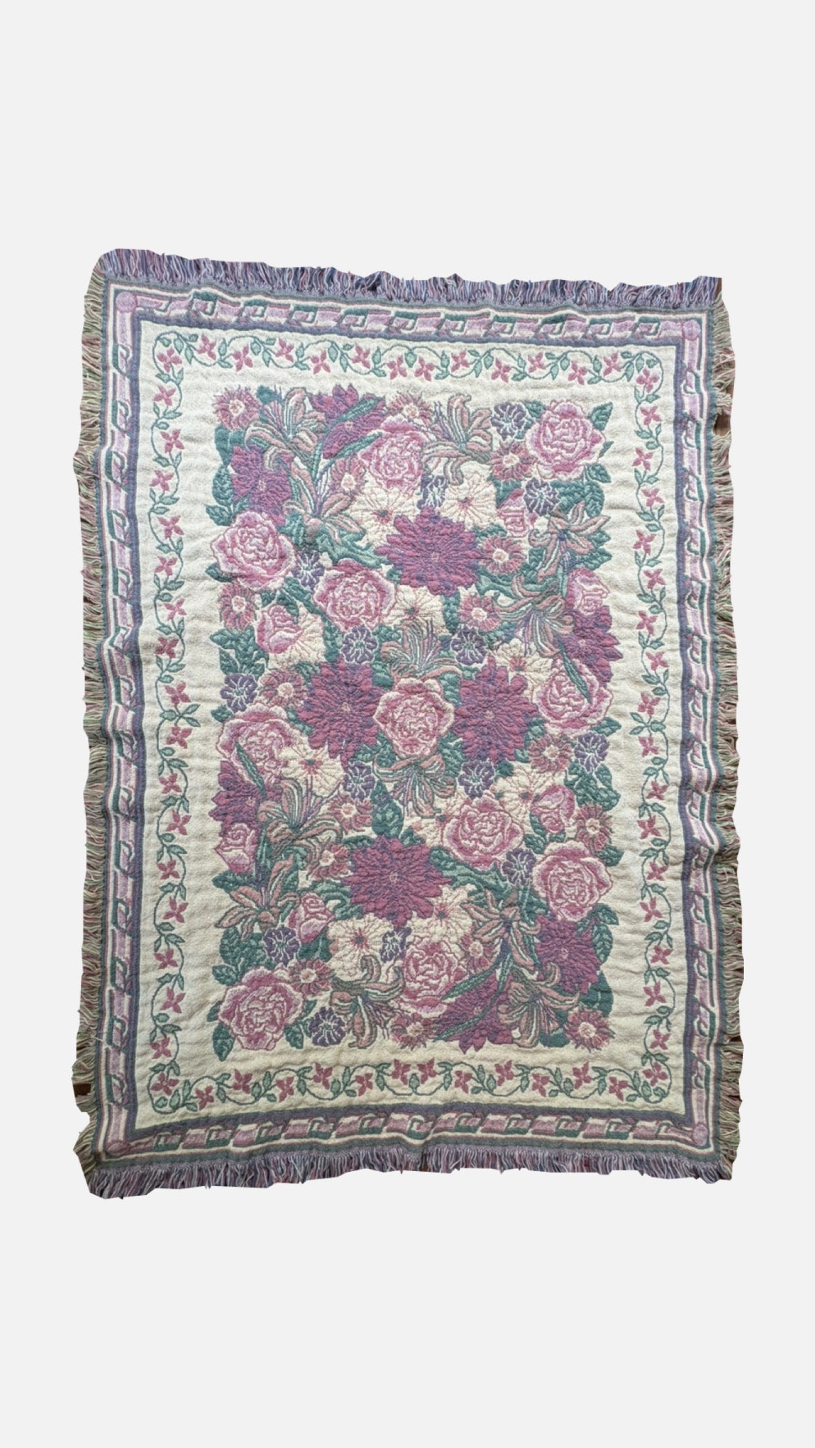 Floral Tapestry Blanket