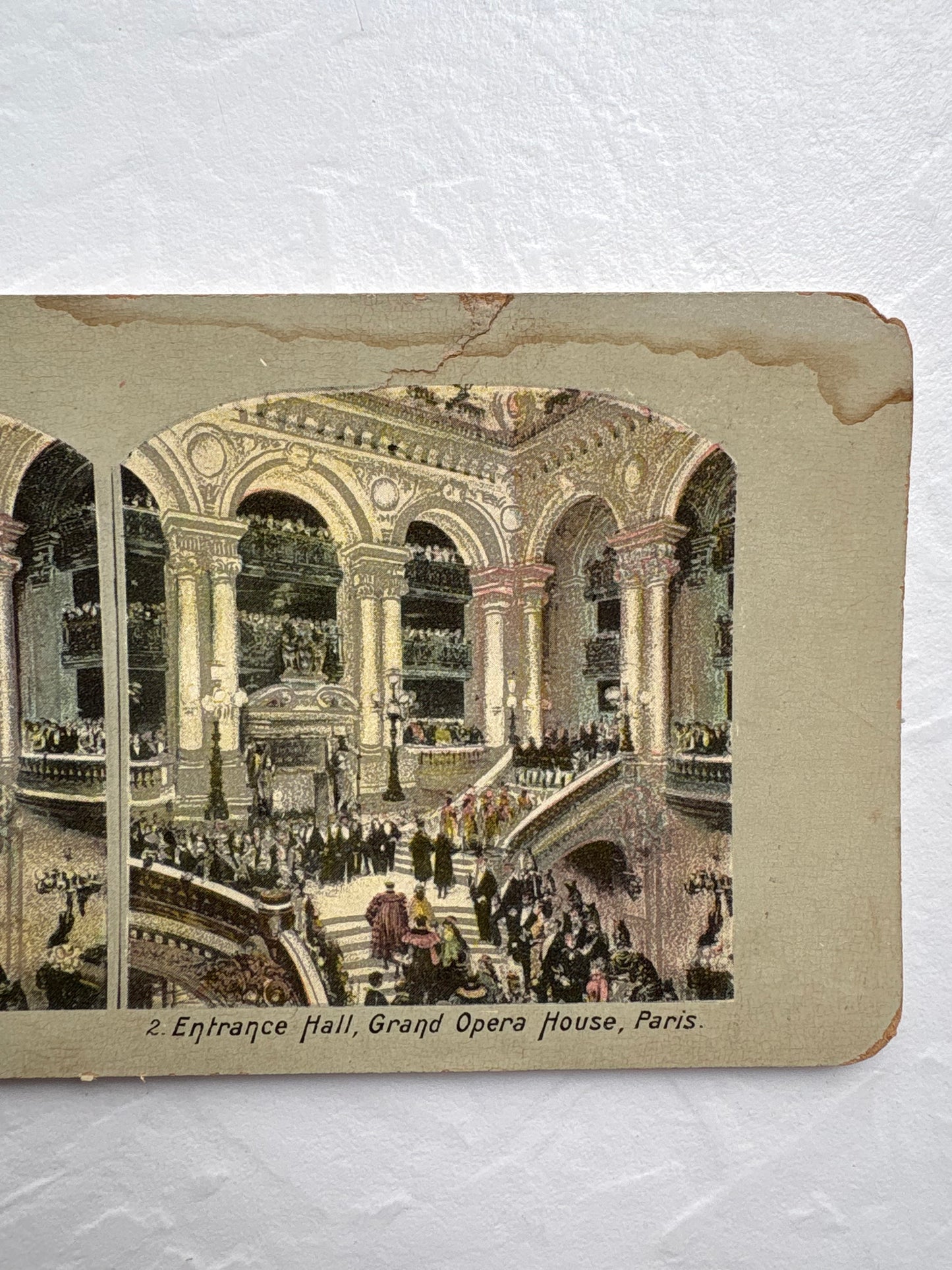 Stereoview Card “Entrance Hall, Grand Opera House, Paris”