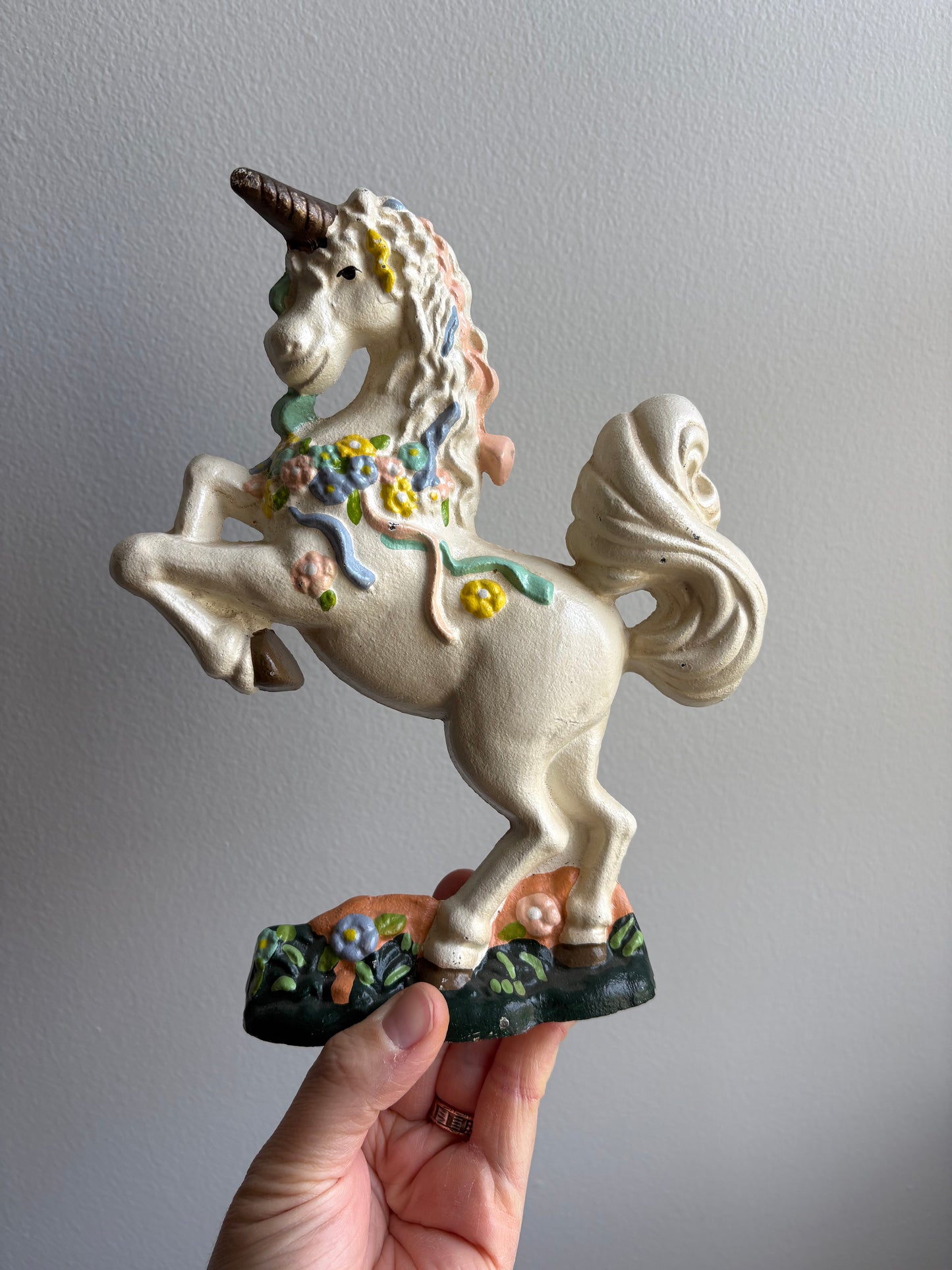 Cast Iron Unicorn Door Stop