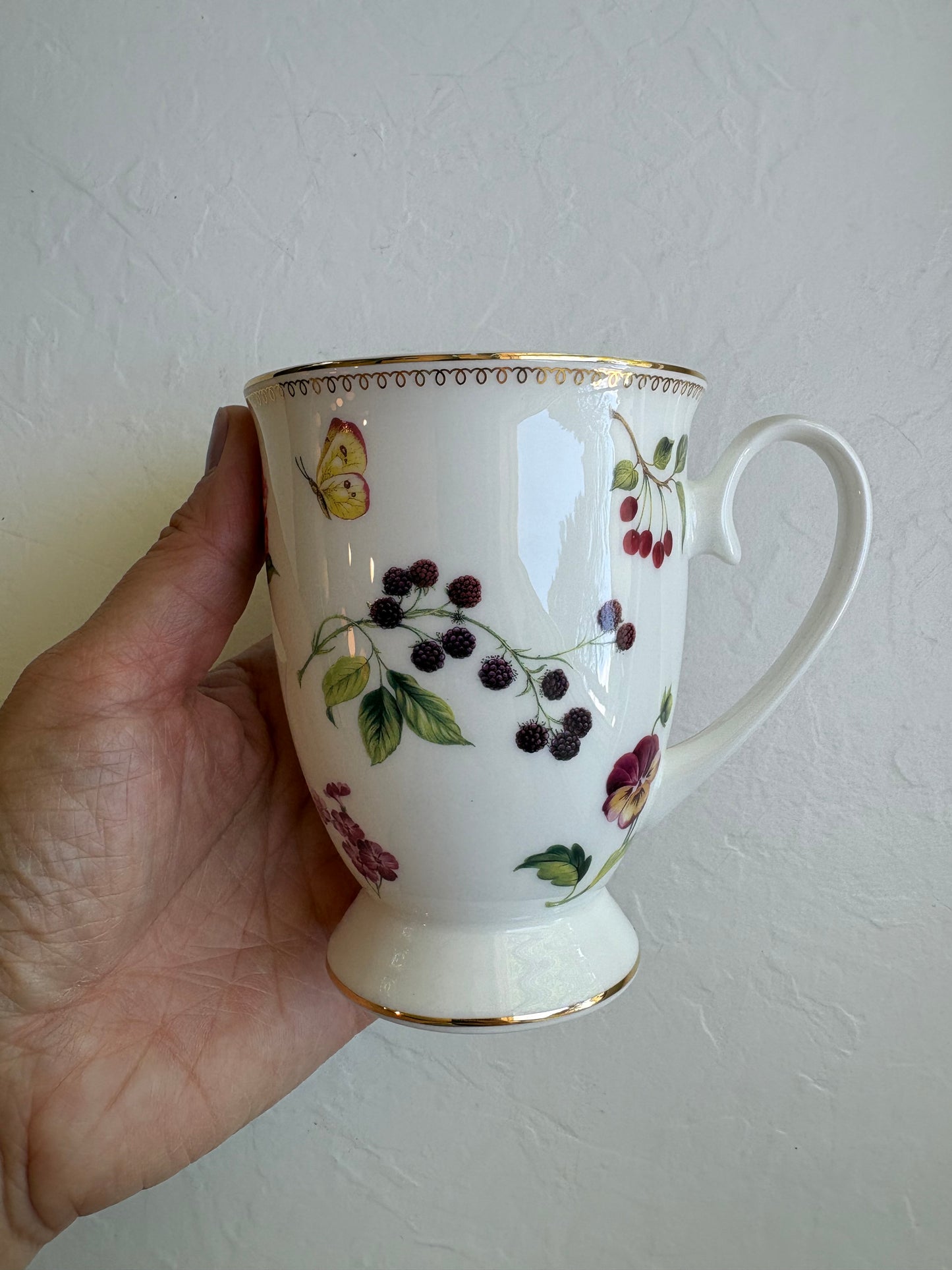 Floral Mug by Gracie Bone China