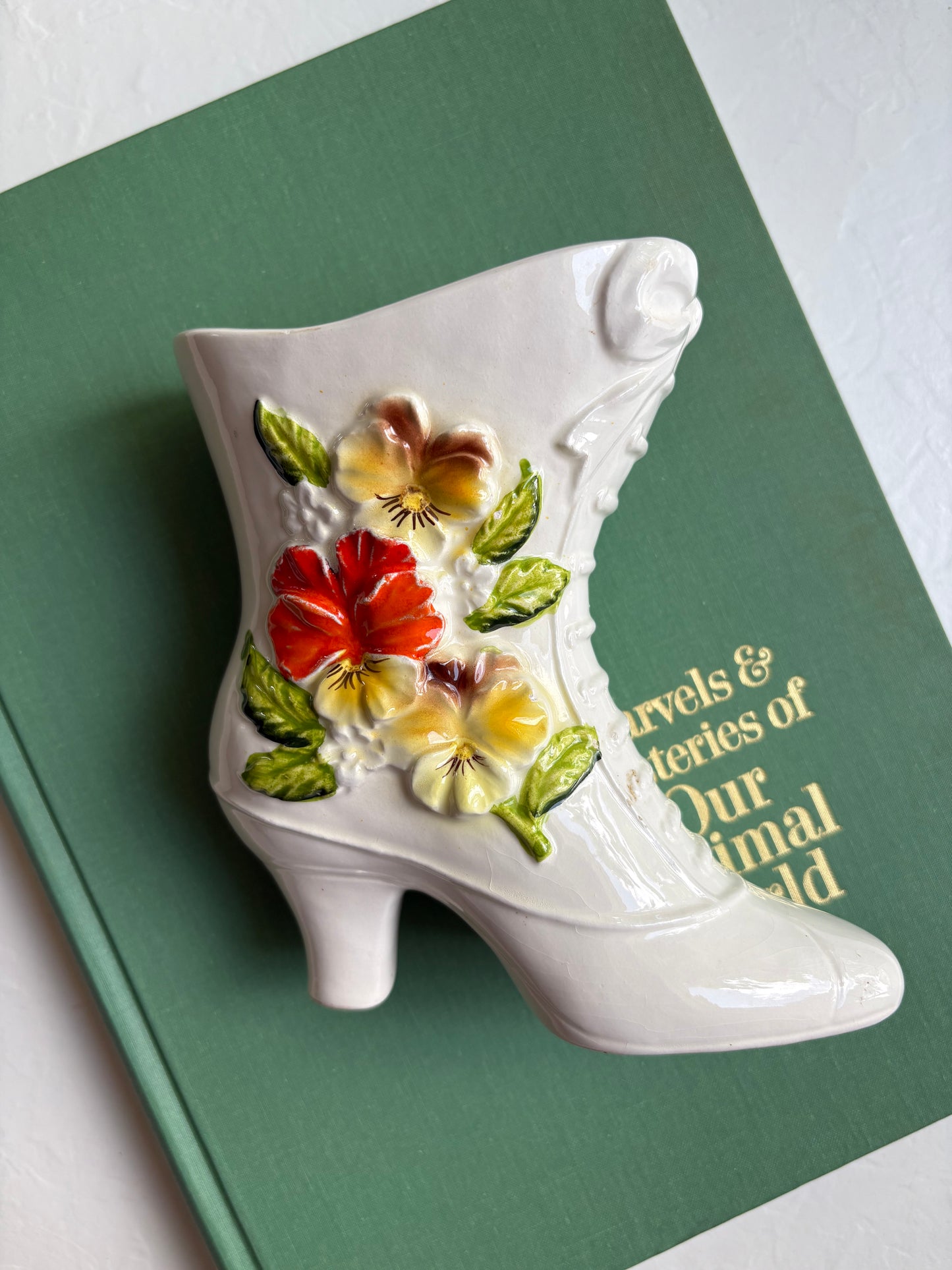 Floral Boot Vase