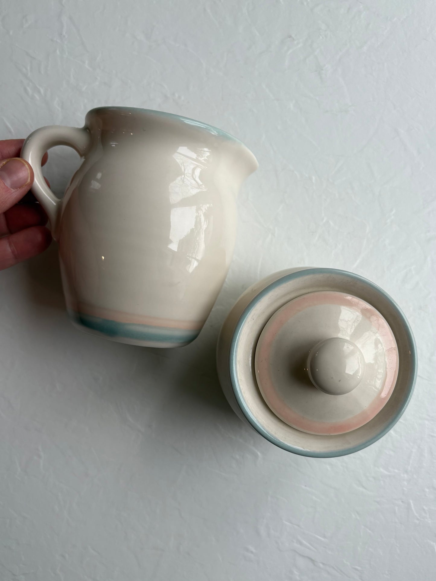 Pfaltzgraff Cream and Sugar Stoneware Set