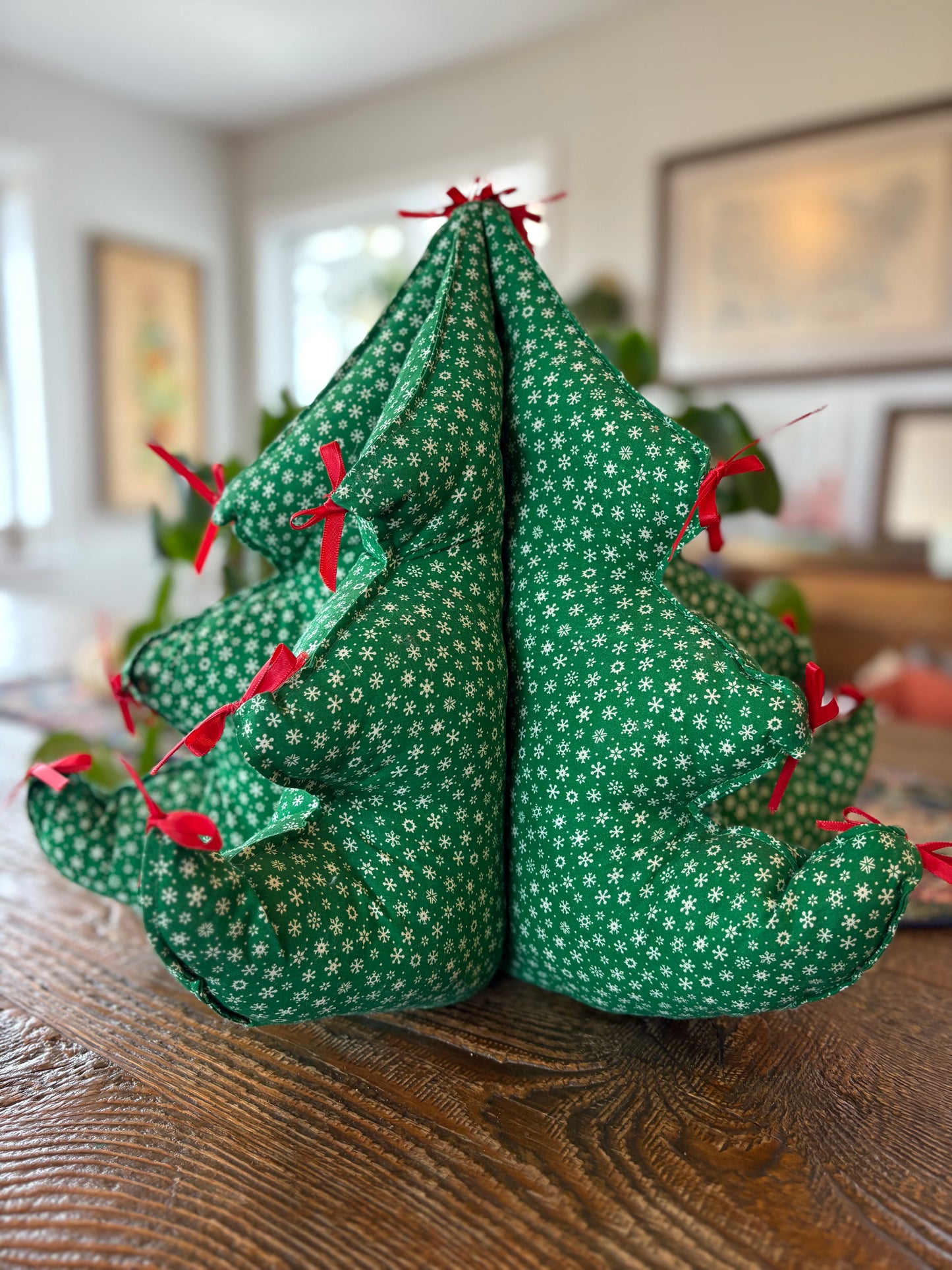 Handmade Christmas Tree Pillow