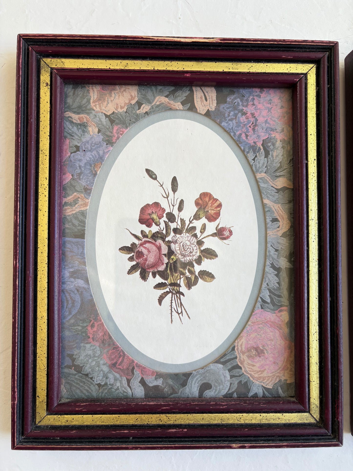Pair of Framed Floral Prints