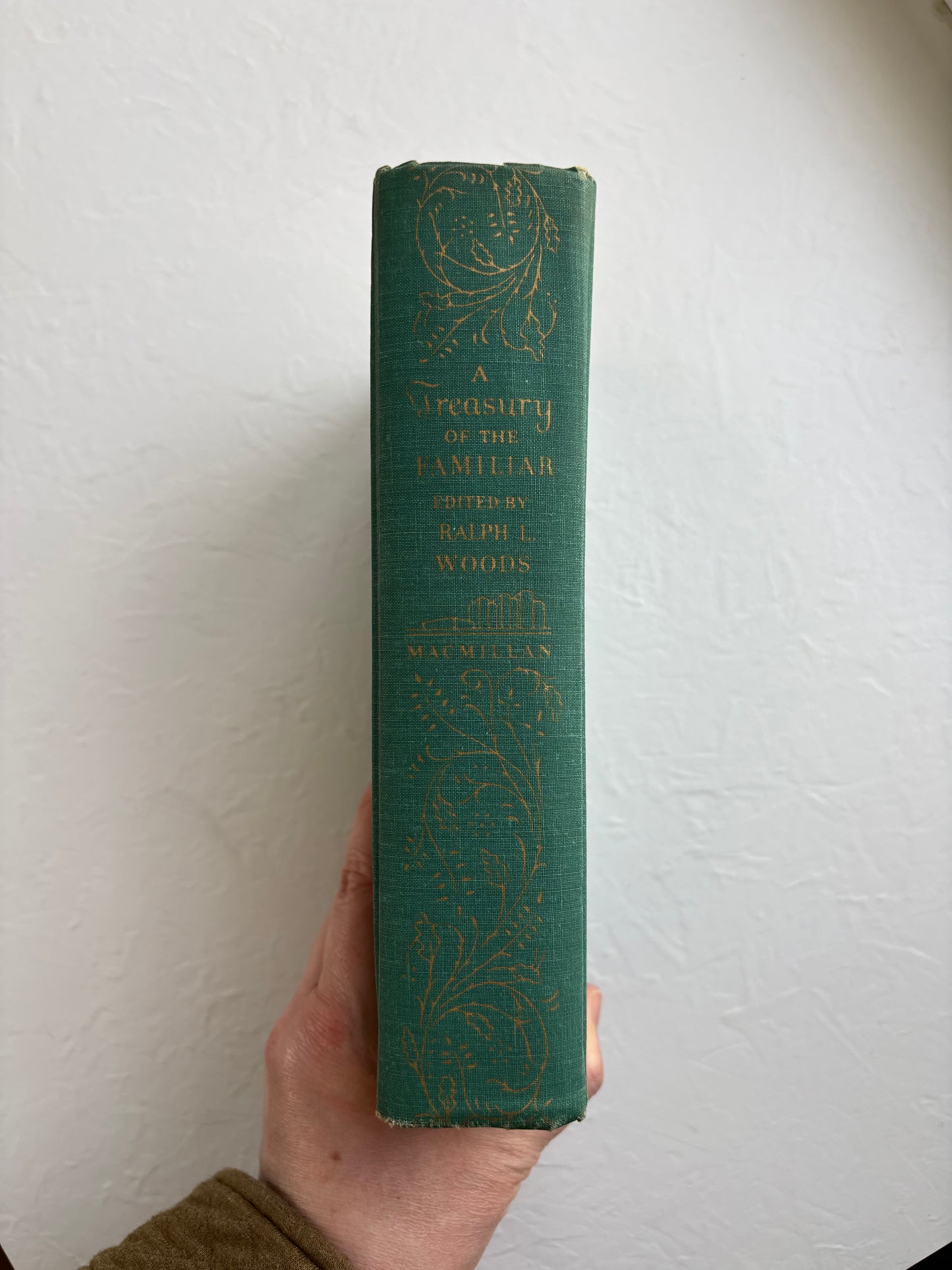 Treasury of the Familiar Vintage Book