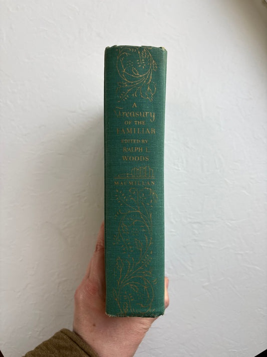 Treasury of the Familiar Vintage Book