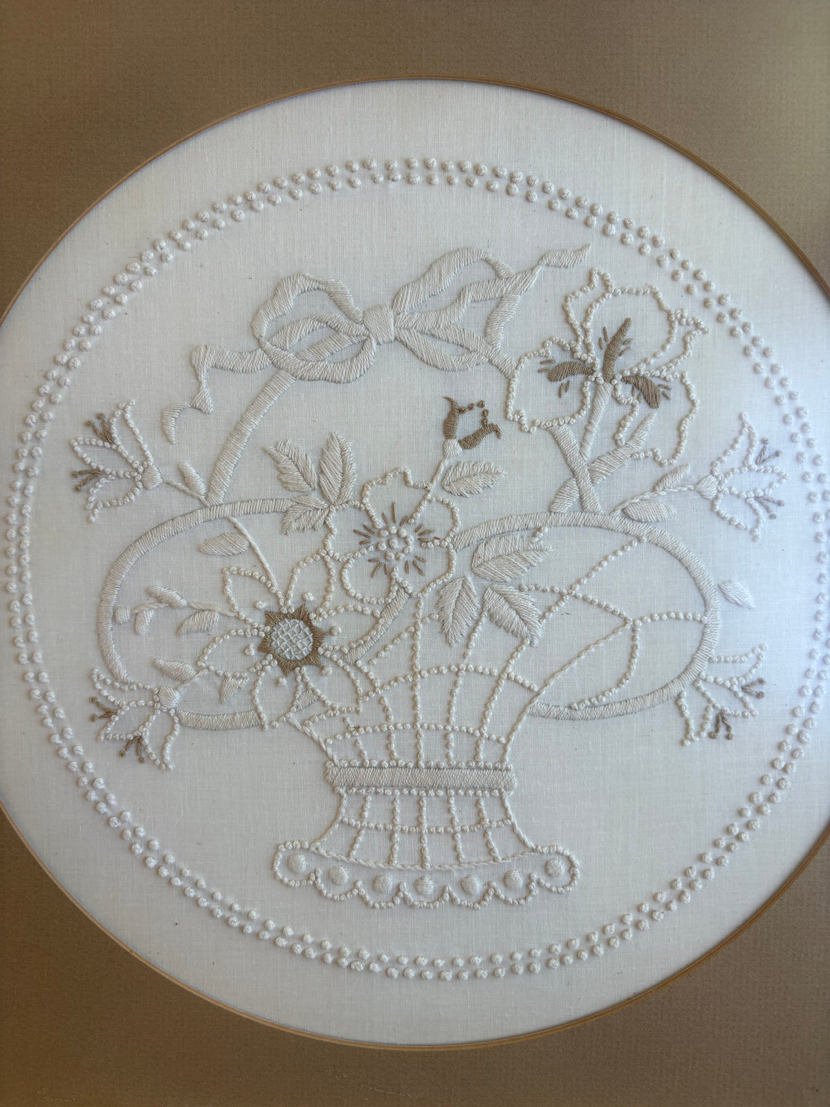 Flower Basket Embroidery