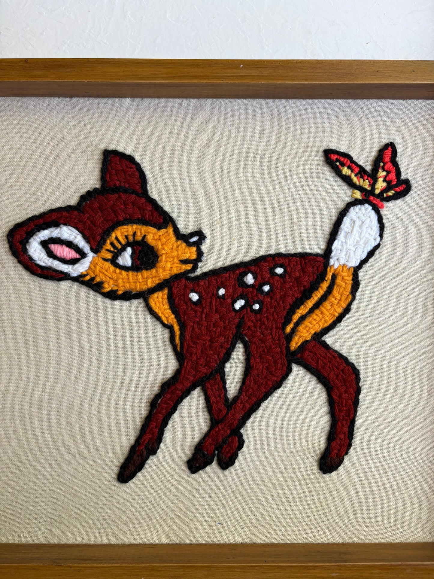 Bambi and Butterfly Embroidery