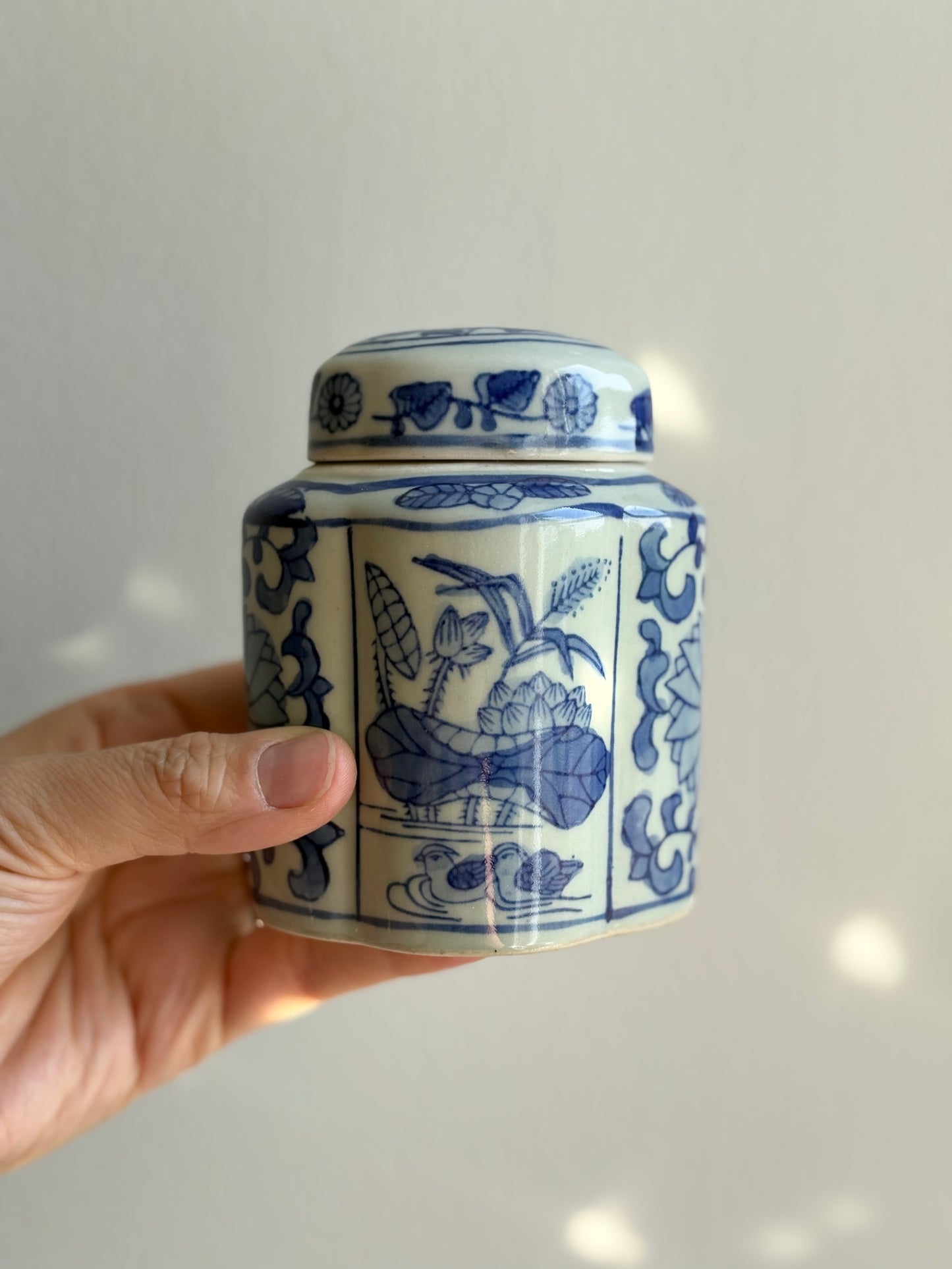 Blue and White Vessel