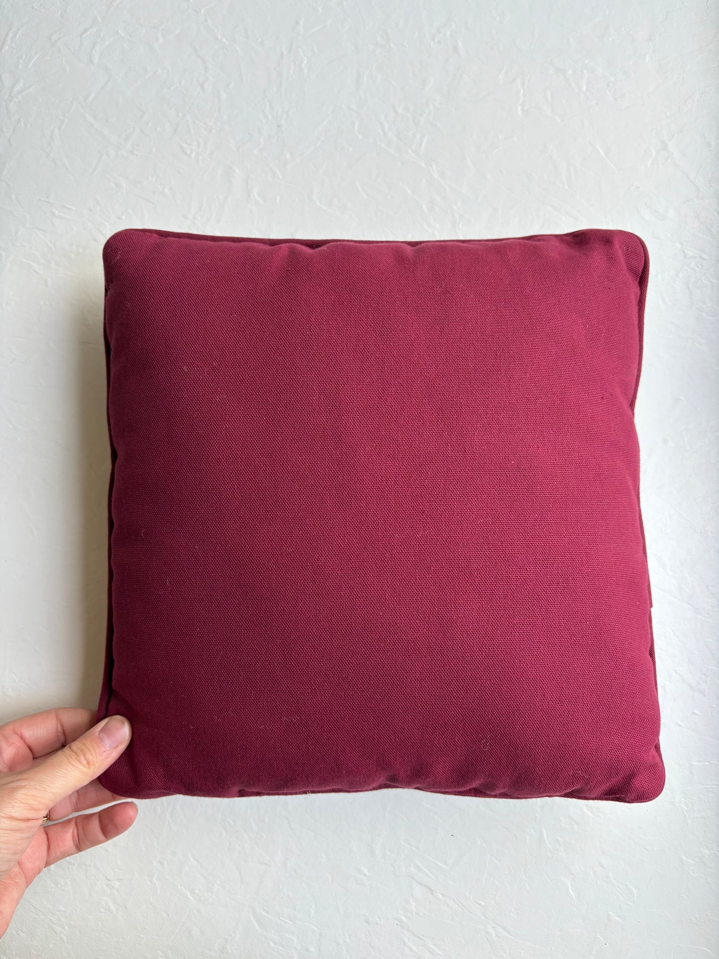 Needlepoint Wreath Pillow