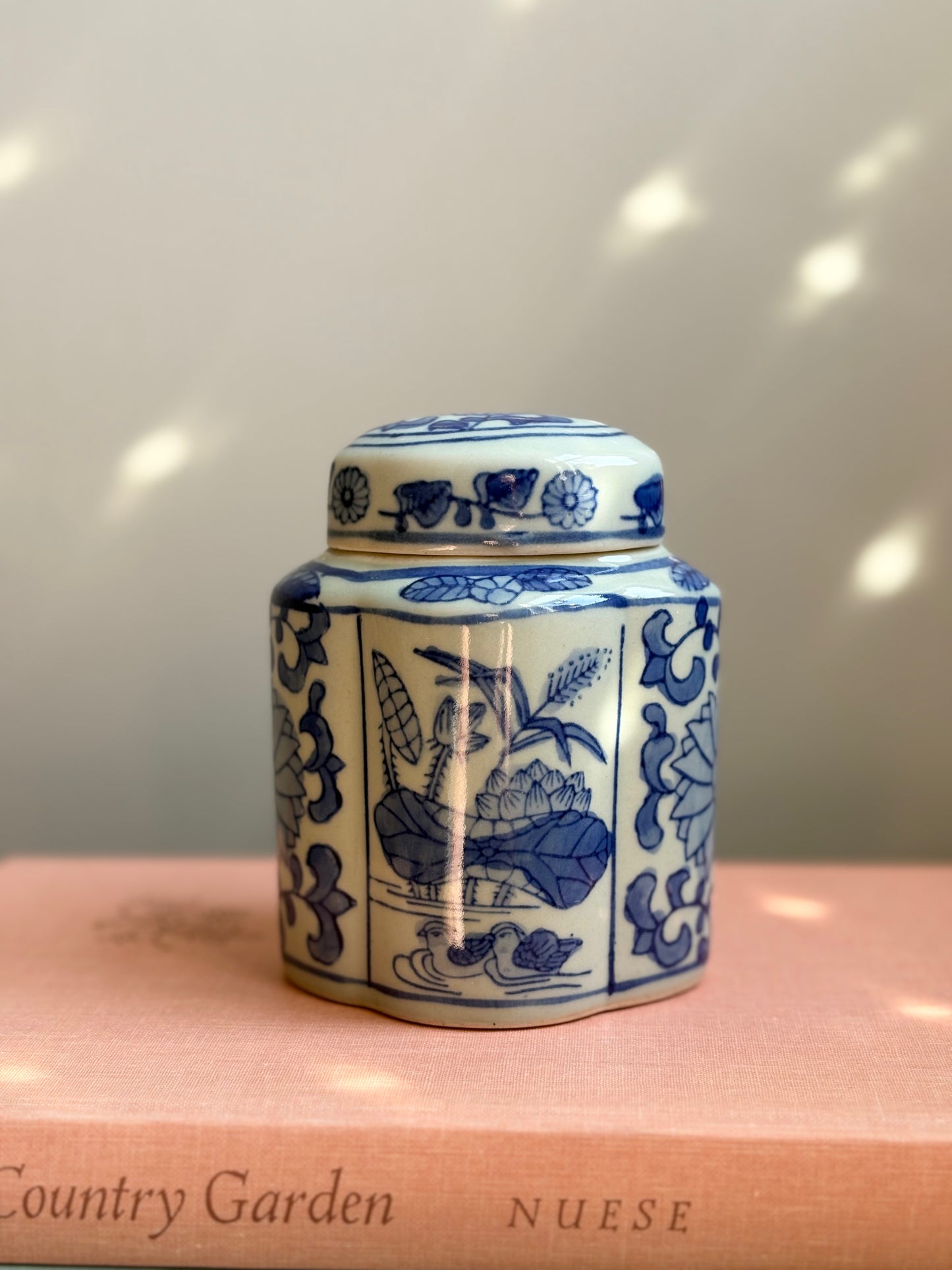 Blue and White Vessel