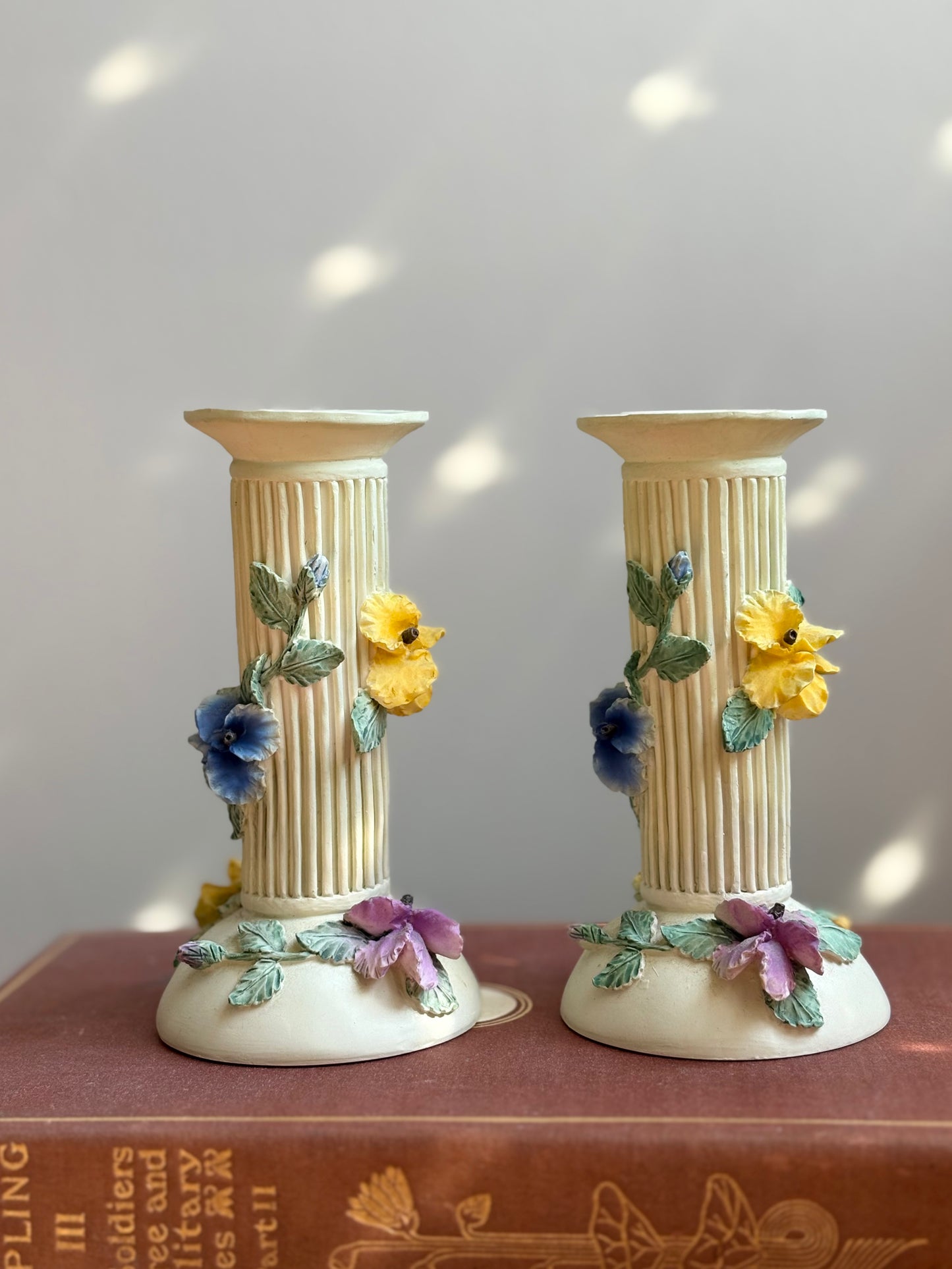 Floral Candlesticks