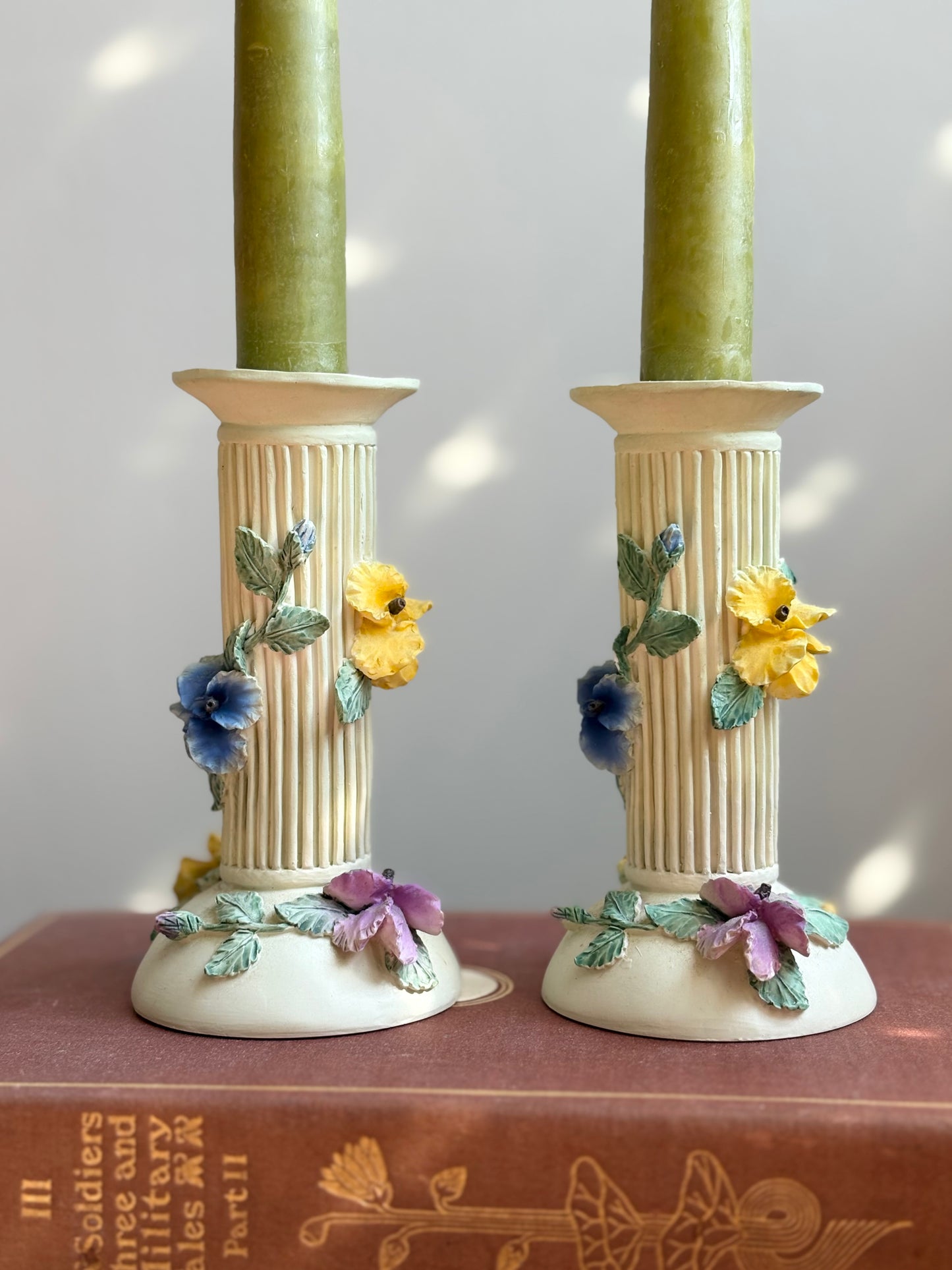 Floral Candlesticks