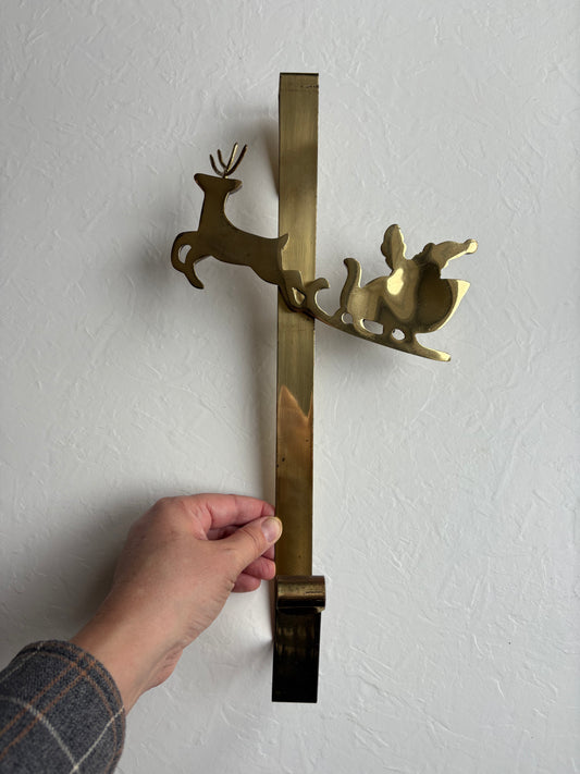 Brass Wreath Hanger