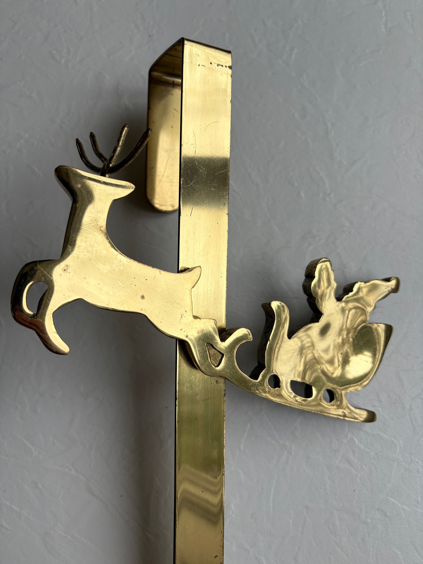 Brass Wreath Hanger