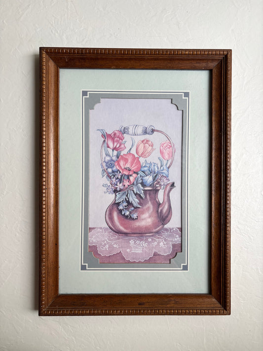 Flowers and Kettle Art
